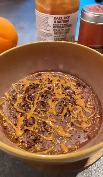 Recette Porridge chocolat orange & cannelle