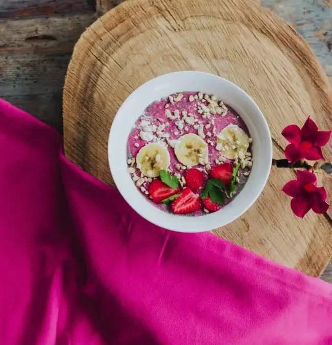 SMOOTHIE BOWL FRAISES MYRTILLES